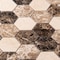 Andova Tiles SAMPLE Channing 2 x 2 Marble Honeycomb Mosaic Floor Use Tile SAM-ANDCHA124 - alternate 5